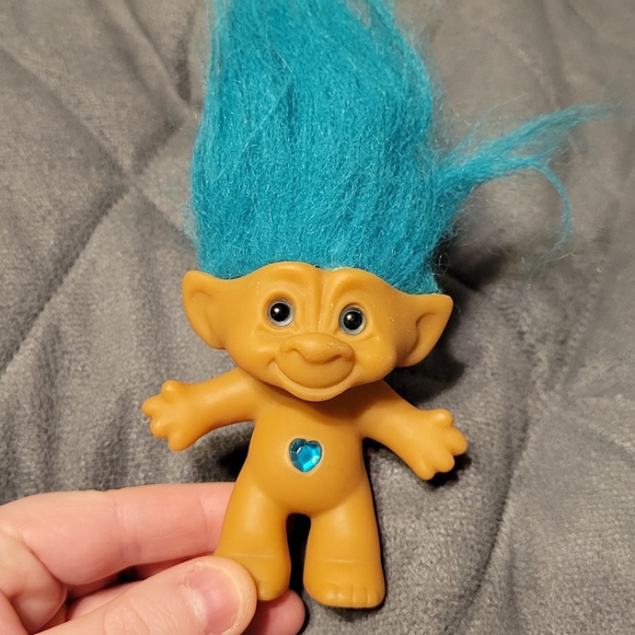 Ace Novelty Other - Treasure Troll doll teal jewel